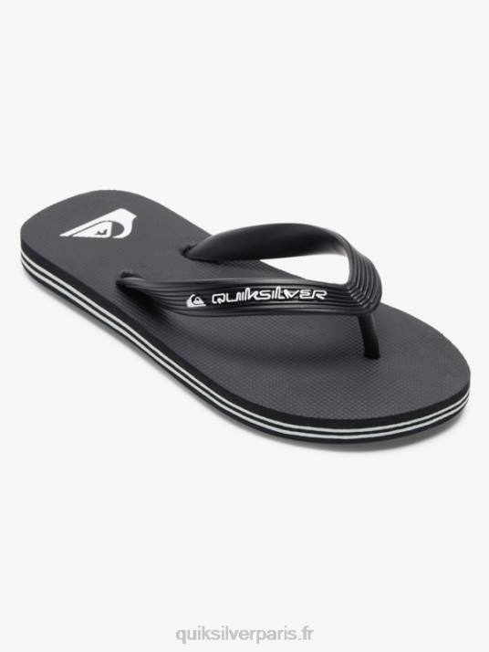 garçons Quiksilver 8-16 tongs molokai core D6PT2168 noir