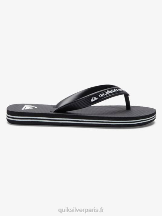 garçons Quiksilver 8-16 tongs molokai core D6PT2168 noir