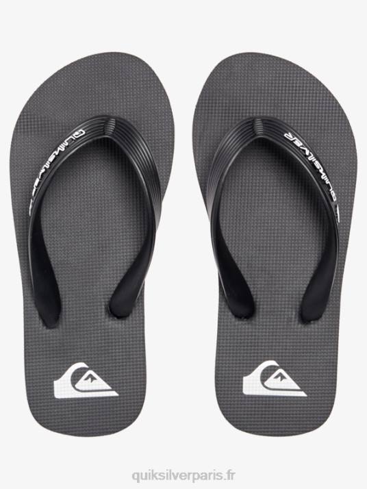 garçons Quiksilver 8-16 tongs molokai core D6PT2168 noir