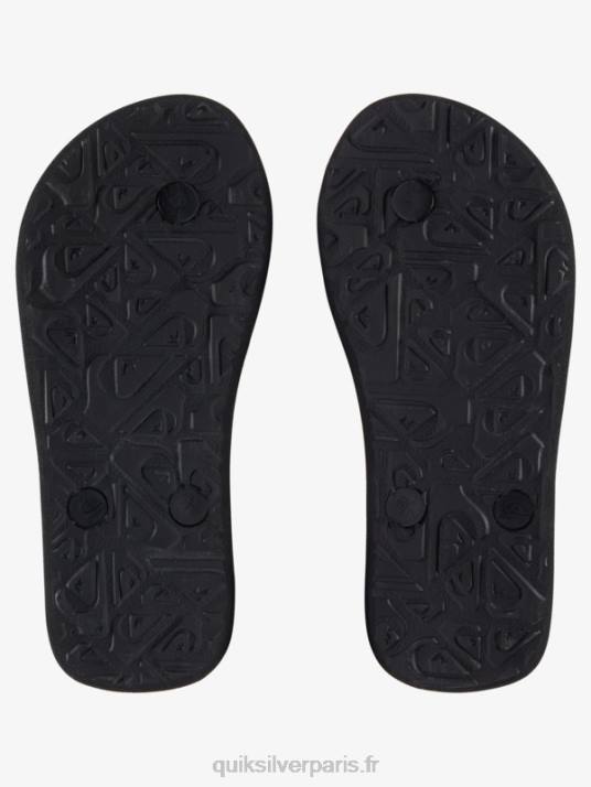garçons Quiksilver 8-16 tongs molokai core D6PT2168 noir