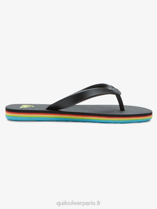 garçons Quiksilver 8-16 tongs molokai core D6PT2169 noir