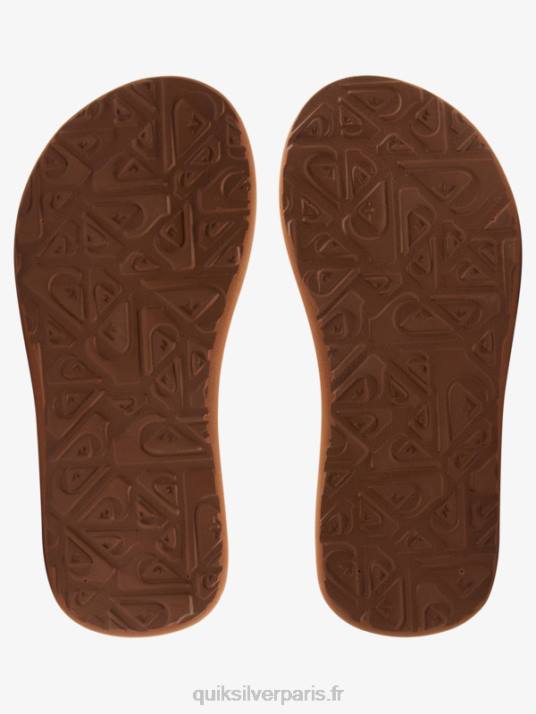 garçons Quiksilver sandales 8-16 carver switch D6PT2210 noir marron