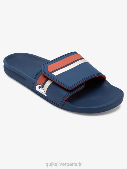 Hommes Quiksilver curseurs de réglage de la glissière rivi D6PT1019 bleu 1