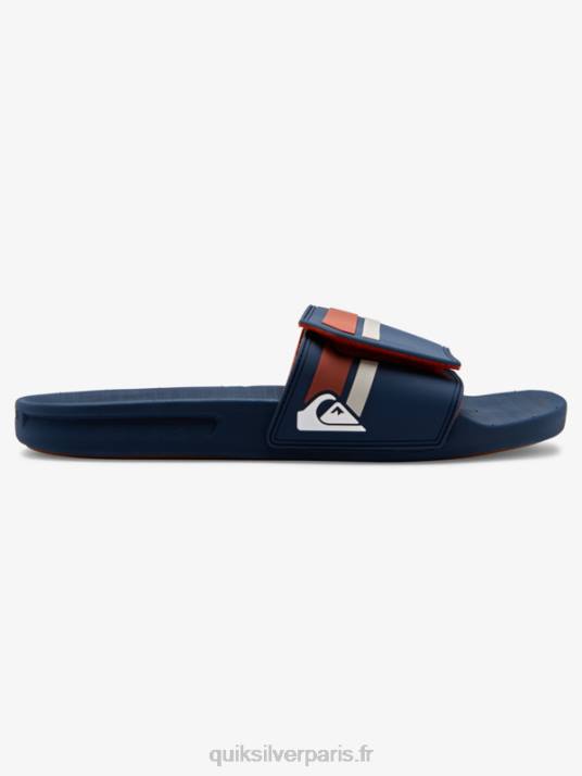 Hommes Quiksilver curseurs de réglage de la glissière rivi D6PT1019 bleu 1