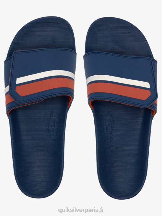 Hommes Quiksilver curseurs de réglage de la glissière rivi D6PT1019 bleu 1