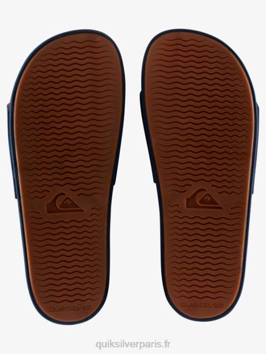 Hommes Quiksilver curseurs de réglage de la glissière rivi D6PT1019 bleu 1