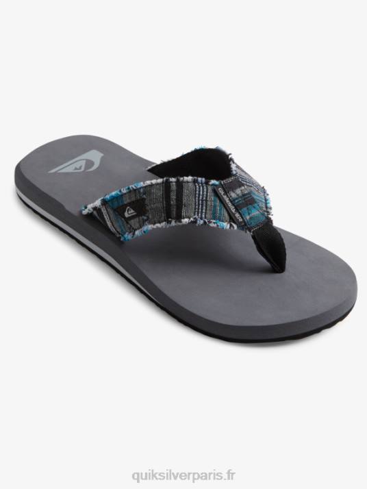 Hommes Quiksilver sandales Monkey Abyss D6PT1293 gris 3