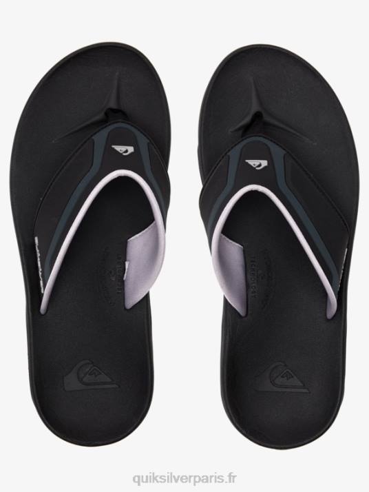 Hommes Quiksilver sandales de récupération mathématique D6PT1082 noir/gris/marron