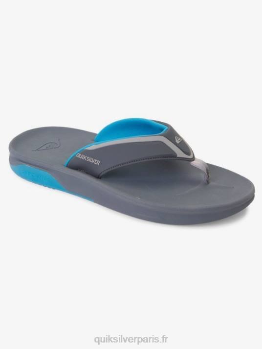 Hommes Quiksilver sandales de récupération mathématique D6PT1084 gris/bleu