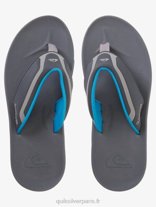 Hommes Quiksilver sandales de récupération mathématique D6PT1084 gris/bleu