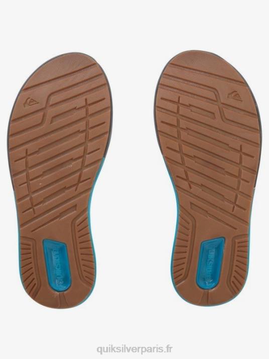 Hommes Quiksilver sandales de récupération mathématique D6PT1084 gris/bleu