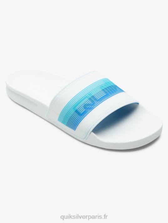 Hommes Quiksilver sandales à glissière rivi D6PT686 blanc bleu