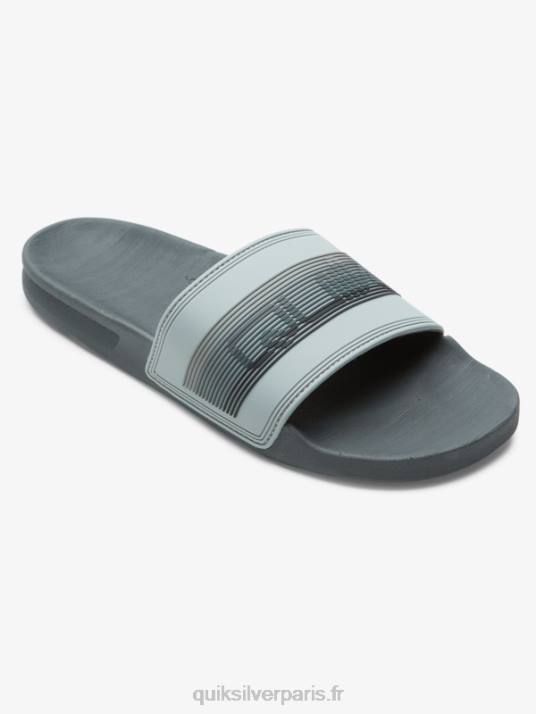Hommes Quiksilver sandales à glissière rivi D6PT687 gris 1