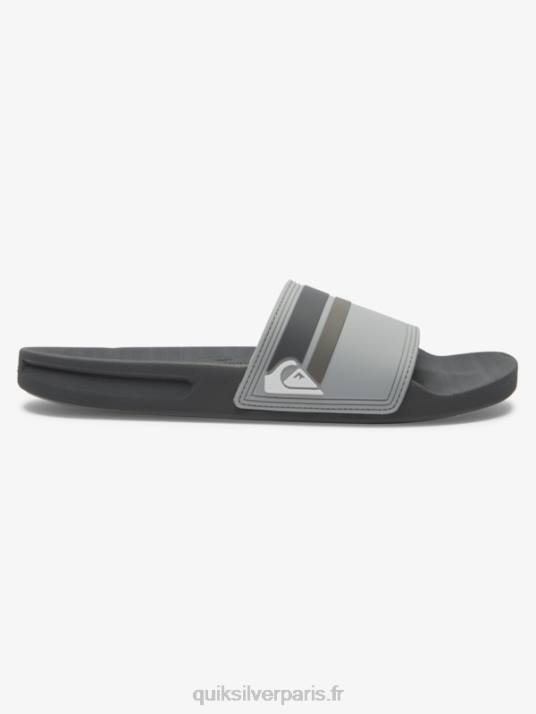 Hommes Quiksilver sandales à glissière rivi slide D6PT762 gris 2