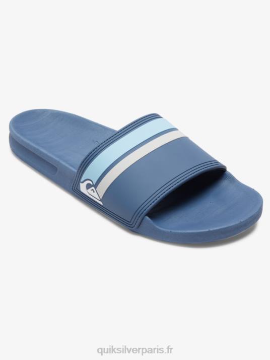 Hommes Quiksilver sandales à glissière rivi slide D6PT764 bleu 7