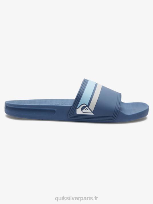 Hommes Quiksilver sandales à glissière rivi slide D6PT764 bleu 7