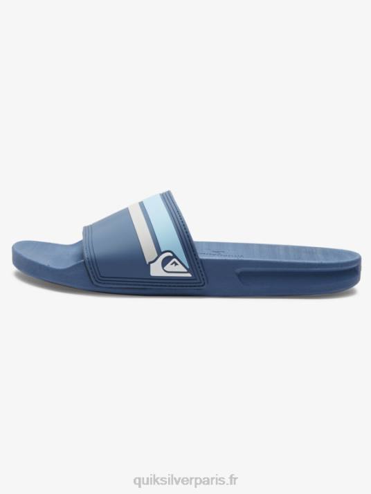 Hommes Quiksilver sandales à glissière rivi slide D6PT764 bleu 7