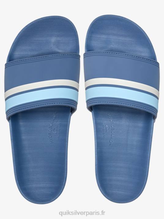 Hommes Quiksilver sandales à glissière rivi slide D6PT764 bleu 7