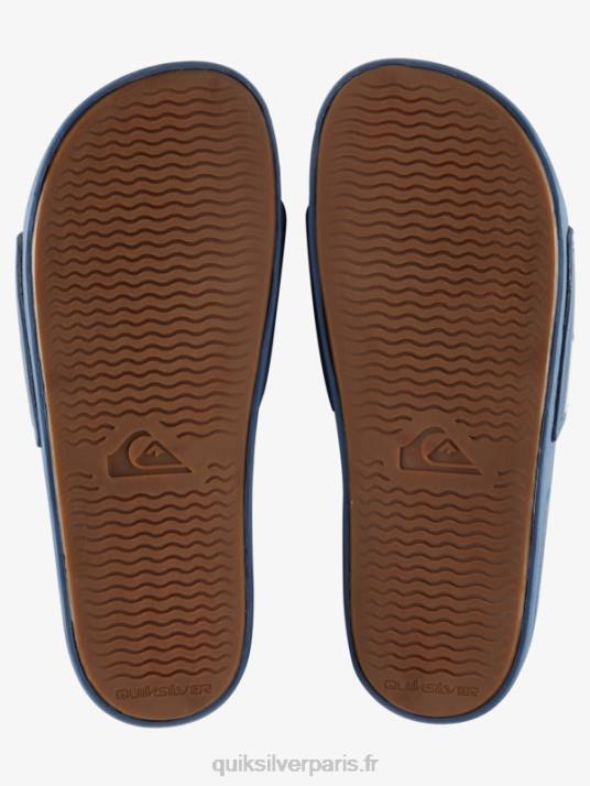 Hommes Quiksilver sandales à glissière rivi slide D6PT764 bleu 7