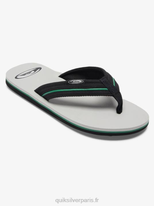 Hommes Quiksilver sandales molokai layback saturn D6PT1294 gris 1