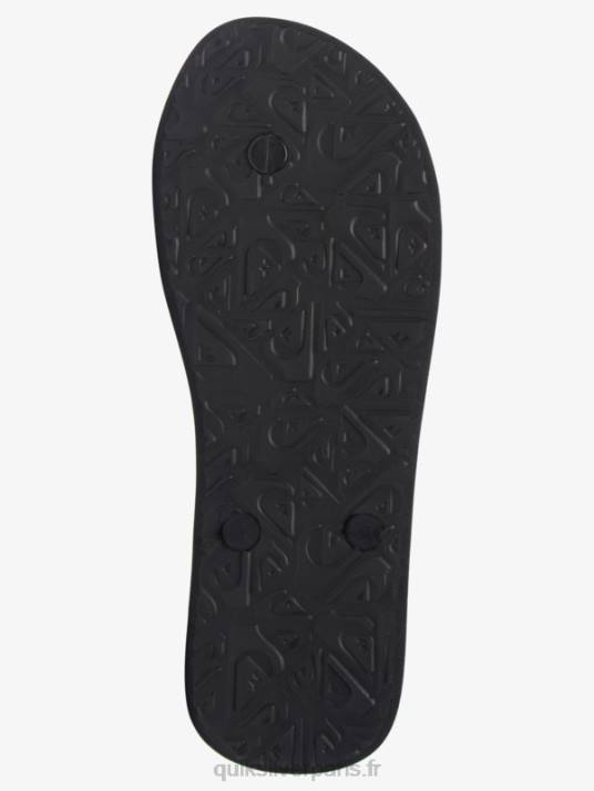 Hommes Quiksilver tongs d\'art molokai D6PT514 noir/rose/bleu