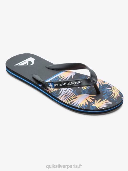 Hommes Quiksilver tongs division molokai D6PT1639 noir