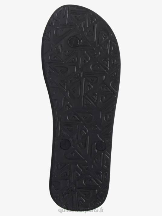 Hommes Quiksilver tongs à empiècement molokai D6PT569 bleu/noir/jaune