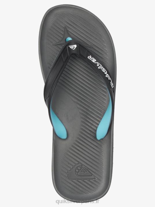 Hommes Quiksilver tongs haleiwa core D6PT952 gris 2