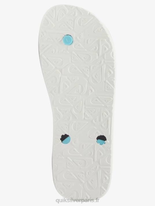 Hommes Quiksilver tongs haleiwa core D6PT952 gris 2