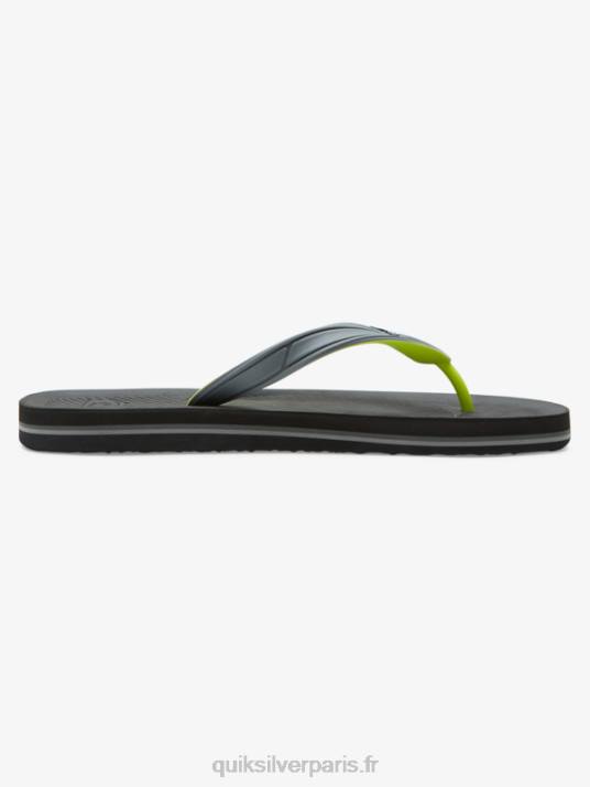 Hommes Quiksilver tongs haleiwa core D6PT953 gris 1