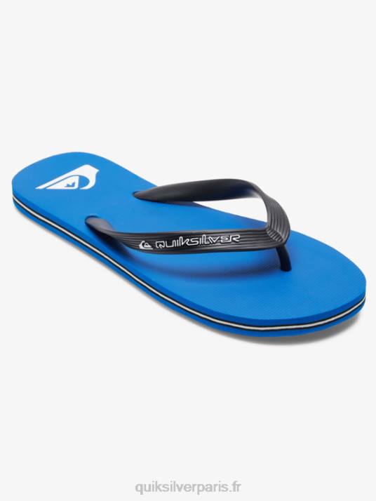 Hommes Quiksilver tongs molokai core D6PT593 bleu 1