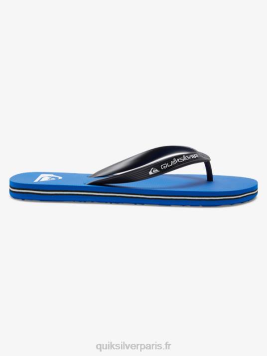 Hommes Quiksilver tongs molokai core D6PT593 bleu 1