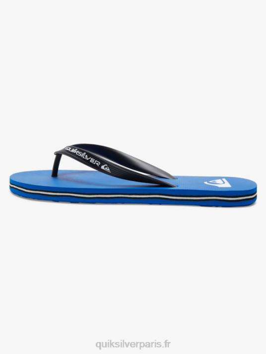 Hommes Quiksilver tongs molokai core D6PT593 bleu 1