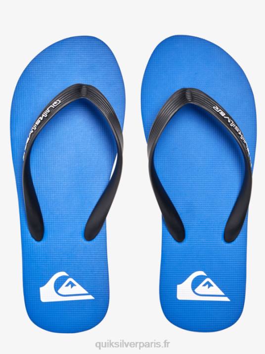 Hommes Quiksilver tongs molokai core D6PT593 bleu 1
