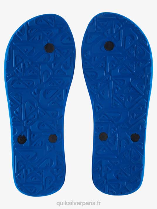 Hommes Quiksilver tongs molokai core D6PT593 bleu 1
