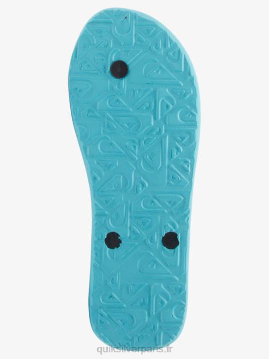Hommes Quiksilver tongs molokai core D6PT594 gris 4