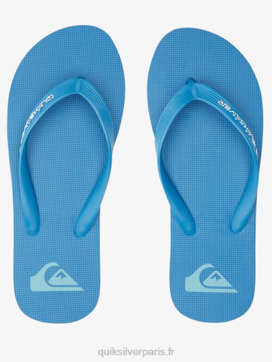 Hommes Quiksilver tongs molokai core D6PT596 bleu 2
