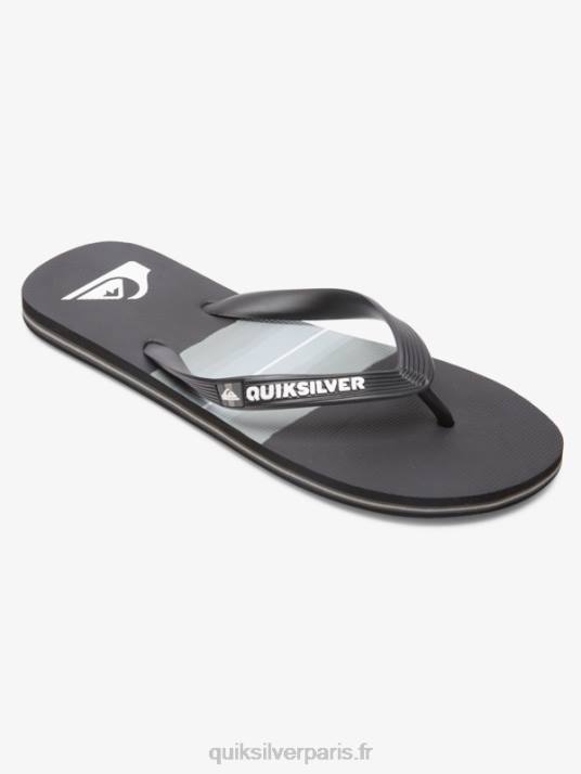 Hommes Quiksilver tongs teintées en résine molokai D6PT1788 gris noir