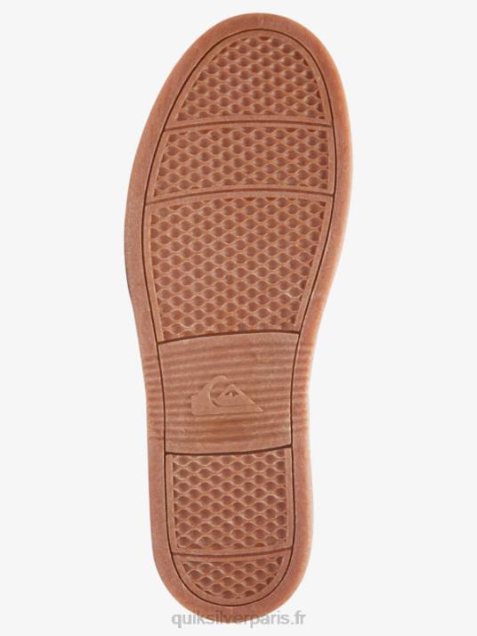 Hommes Quiksilver chaussures draguées du port D6PT1885 bleu/marron