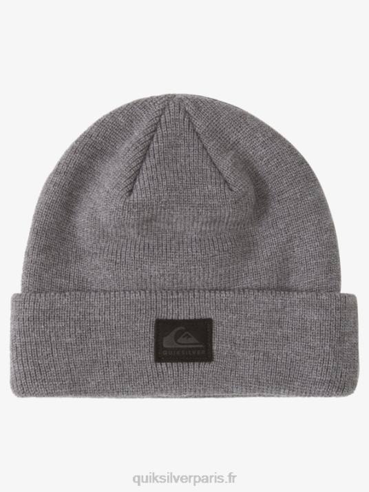 garçons Quiksilver Bonnet à revers 8-16 performer D6PT2113 lavage gris moyen
