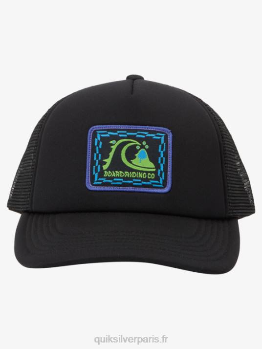 garçons Quiksilver Casquette Snapback 8-16 Sneaky Peak D6PT2045 noir