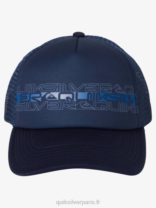 garçons Quiksilver Casquette trucker 8-16 buzzard coop D6PT2043 La marine de minuit