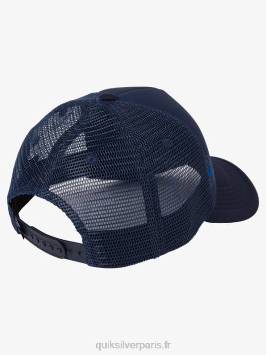 garçons Quiksilver Casquette trucker 8-16 buzzard coop D6PT2043 La marine de minuit