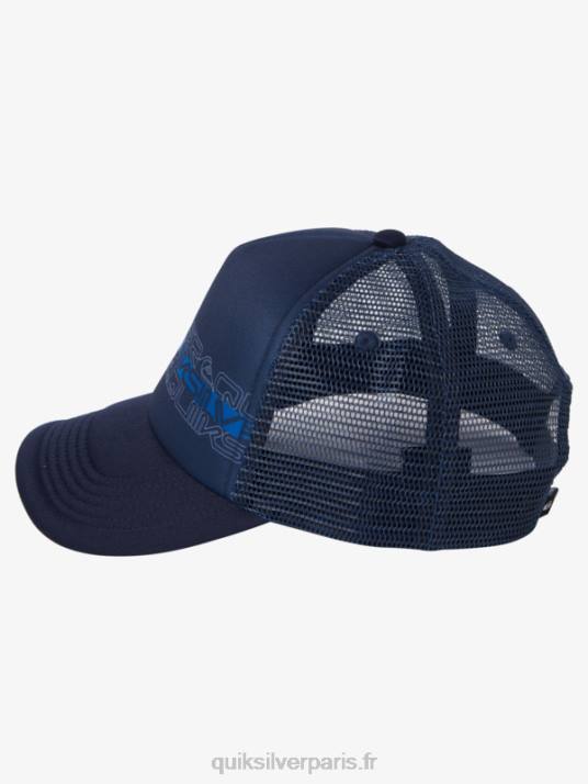 garçons Quiksilver Casquette trucker 8-16 buzzard coop D6PT2043 La marine de minuit
