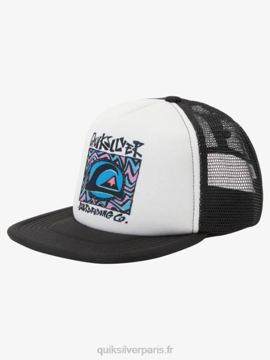 garçons Quiksilver casquette de camionneur de héros de la ville 2-7 D6PT2037 bouleau