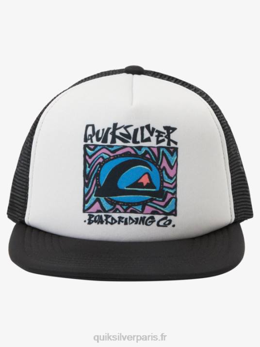 garçons Quiksilver casquette de camionneur de héros de la ville 2-7 D6PT2037 bouleau