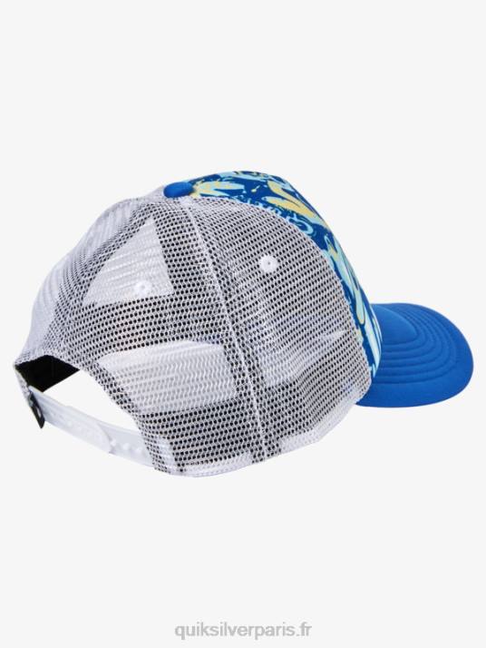 garçons Quiksilver casquette trucker 2-7 buzzard coop D6PT2205 tuba bleu