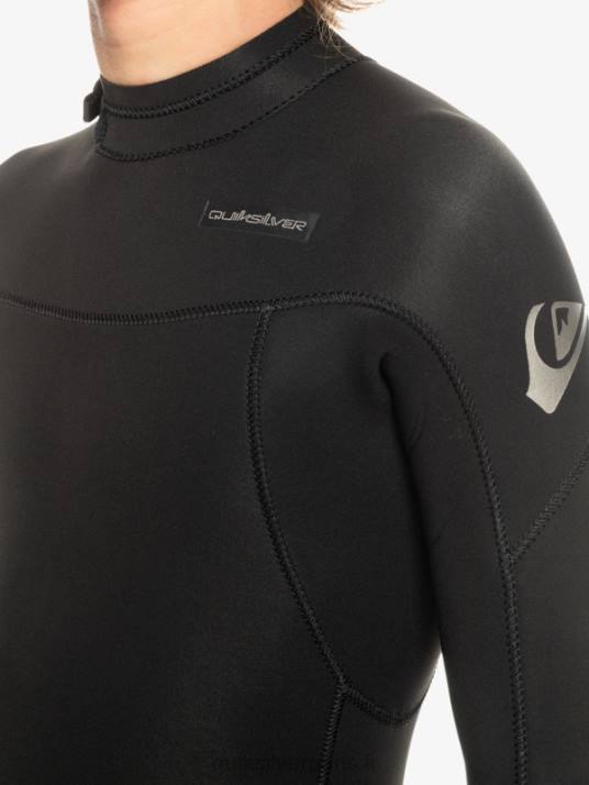 garçons Quiksilver 8-16 3/2mm sessions quotidiennes back zip wetsuit D6PT2224 noir