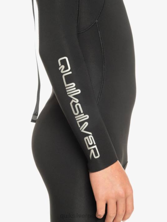garçons Quiksilver 8-16 3/2mm sessions quotidiennes back zip wetsuit D6PT2224 noir