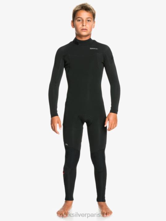garçons Quiksilver 8-16 séances 3/2mm combinaison intégrale l/sl D6PT2194 noir